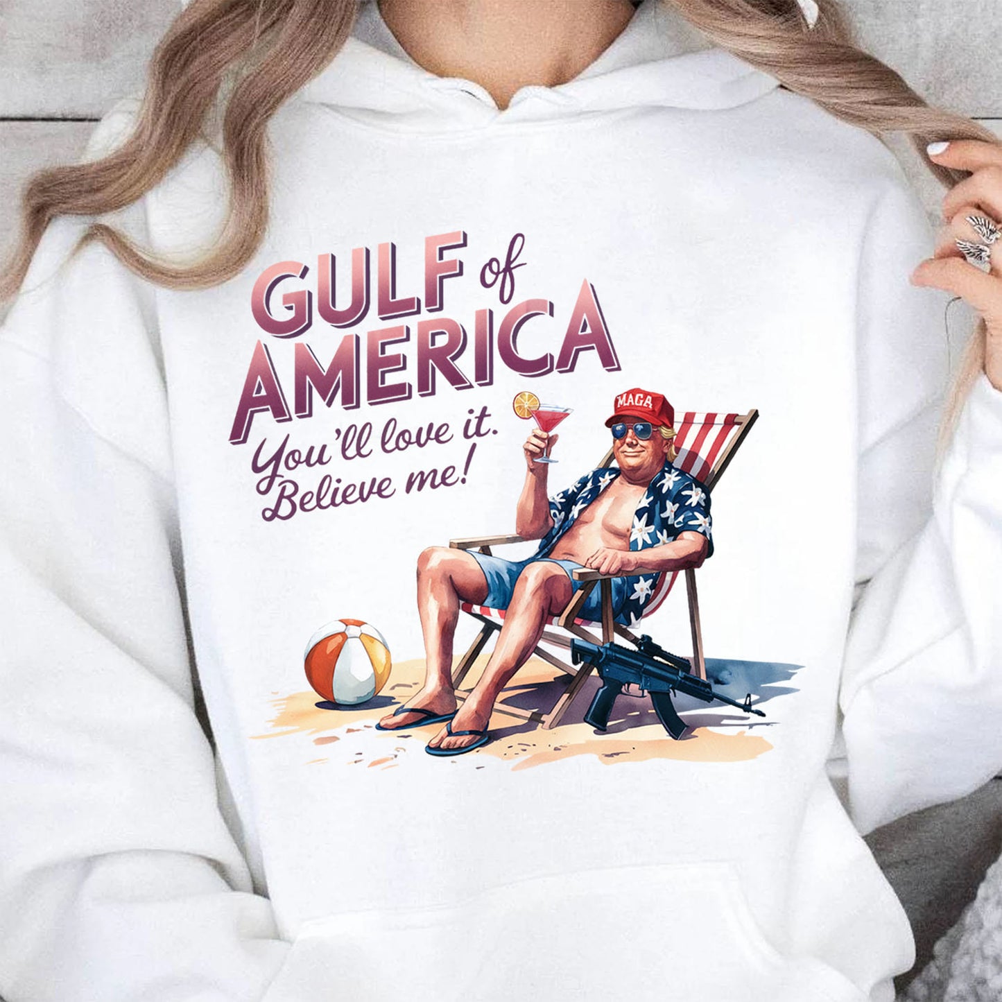Trump Gulf of America, Humorous Trump Sweatshirt, Trump President Funny Bright Shirt 682063 - GOP
