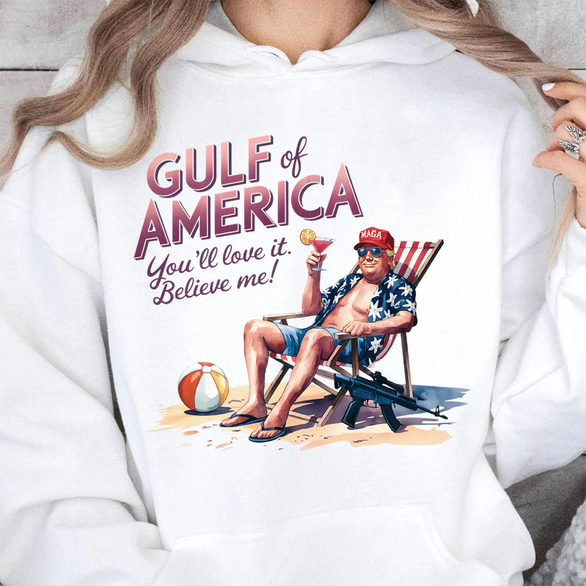 Trump Gulf of America, Humorous Trump Sweatshirt, Trump President Funny Bright Shirt 682063 - GOP