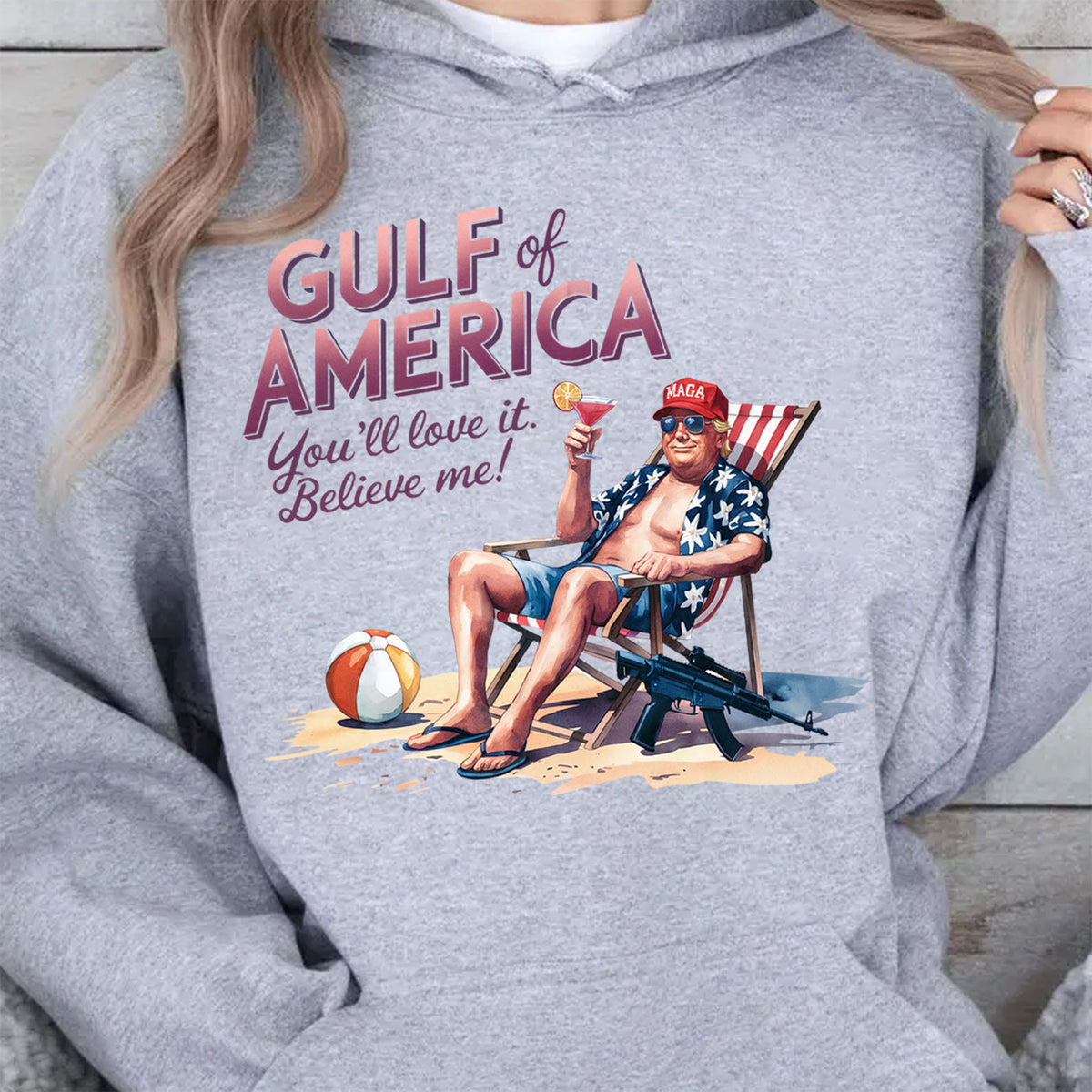 Trump Gulf of America, Humorous Trump Sweatshirt, Trump President Funny Bright Shirt 682063 - GOP