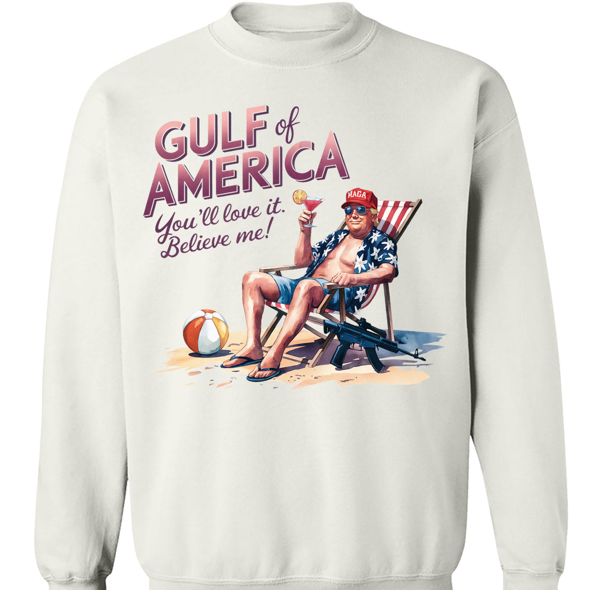 Trump Gulf of America, Humorous Trump Sweatshirt, Trump President Funny Bright Shirt 682063 - GOP