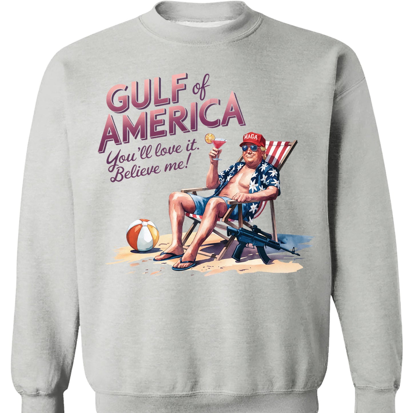 Trump Gulf of America, Humorous Trump Sweatshirt, Trump President Funny Bright Shirt 682063 - GOP
