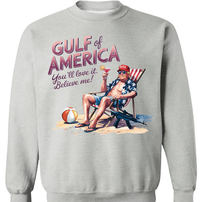 Trump Gulf of America, Humorous Trump Sweatshirt, Trump President Funny Bright Shirt 682063 - GOP