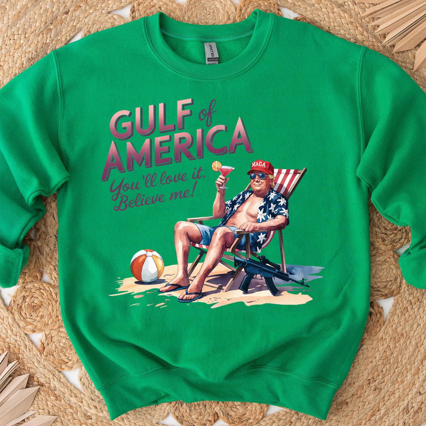 Trump Gulf of America, Humorous Trump Sweatshirt, Trump President Funny Bright Shirt 682063 - GOP