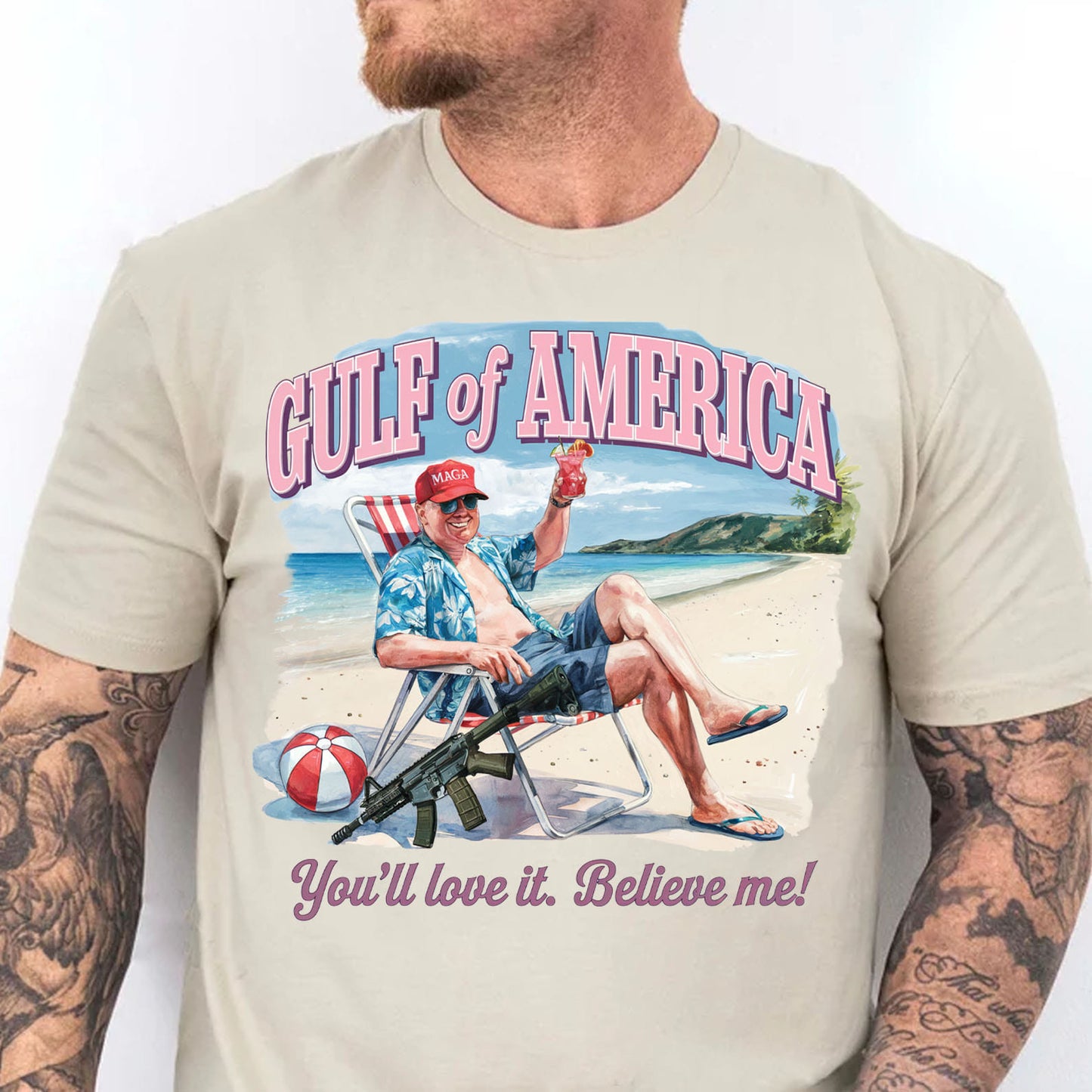 Trump Gulf of America, You'll Love It Believe Me Shirt, Humorous Trump Sweatshirt, Trump President Funny Bright Shirt 682064 - GOP