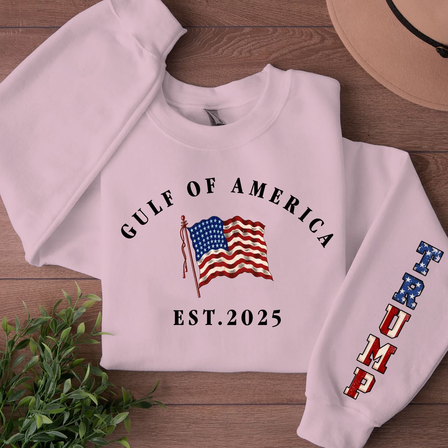 Trump Gulf of America Shirt, Donald Trump MAGA Sleeve Print Sweatshirt, Republican Gift 682079 - GOP