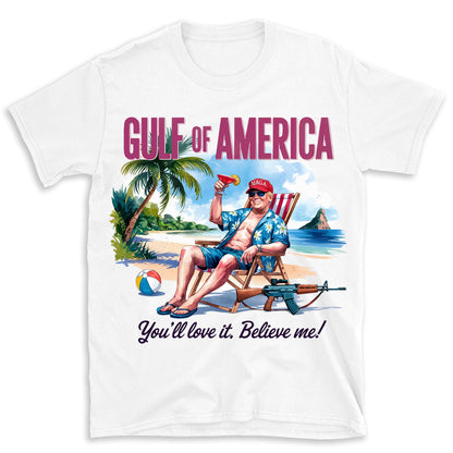 Trump Gulf of America, Humorous Trump On The Beach Sweatshirt, Trump President Funny Bright Shirt 682085 - GOP