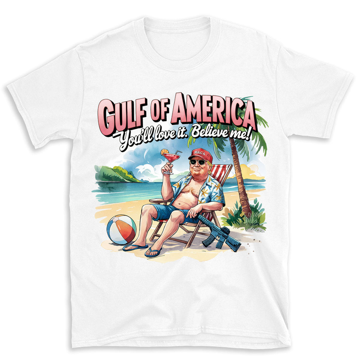 Trump Gulf of America, Humorous Trump Sweatshirt, Funny Trump President Bright Shirt 682086 - GOP