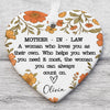 Custom Mother-in-law Present Ornament, Personalized Custom Name and Title Mothers Day Ceramic Ornament, Family Gift, Gift for Mom, Gift for Wife 682124