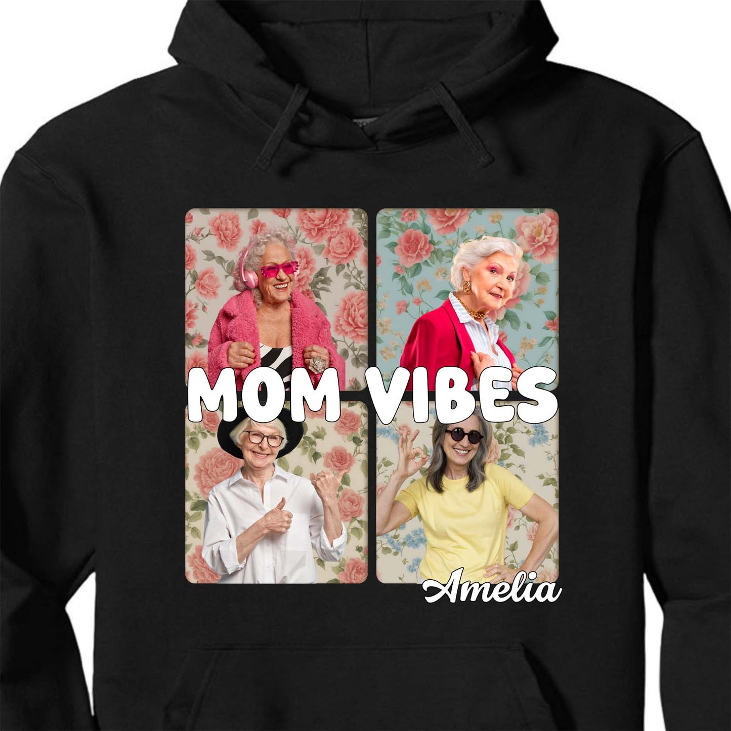 Custom 90s Retro Mom Vibes Shirt,  Funny Personalized Custom Tee Shirt, Gift for Mother's Day, Gift for Mom, Gift for Wife 682129