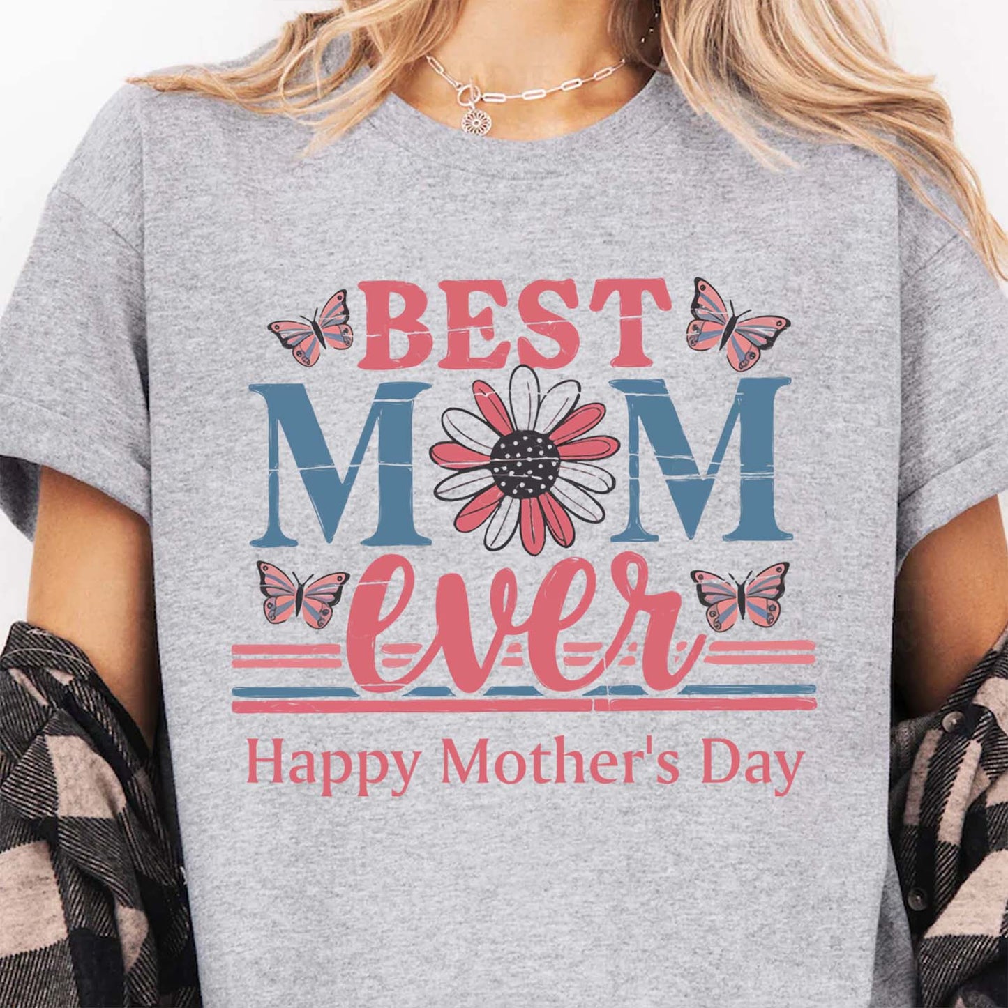Custom Best Mom Ever Shirt, Personalized Vintage Custom Name Shirt, Mother's Day Shirt Bright, Gift for Mom, Gift for Wife 682132