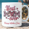 Best Mom Ever Custom Mug, Personalized Custom White Mug Accent Mug, Mother's Day Gift, Gift for Mom, Gift for Wife 682135