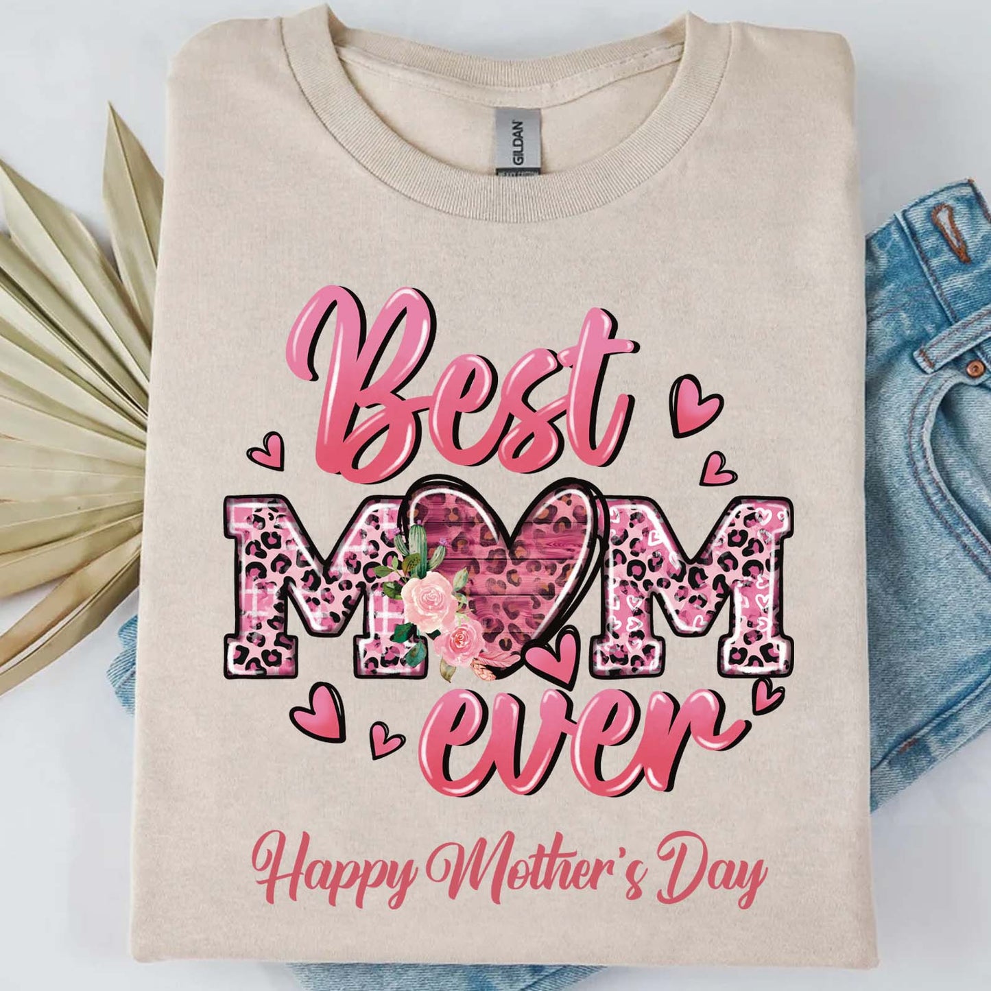 Best Mom Ever Custom Sweatshirt, Personalized Custom Shirt, Mother's Day Gift Sweatshirt Bright, Gift for Mom, Gift for Wife 682135