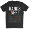 Hands Off Protest Shirt, Political Activism Tee, Politic Environmental Rights, 8647 Anti Trump Dark Shirt 682167