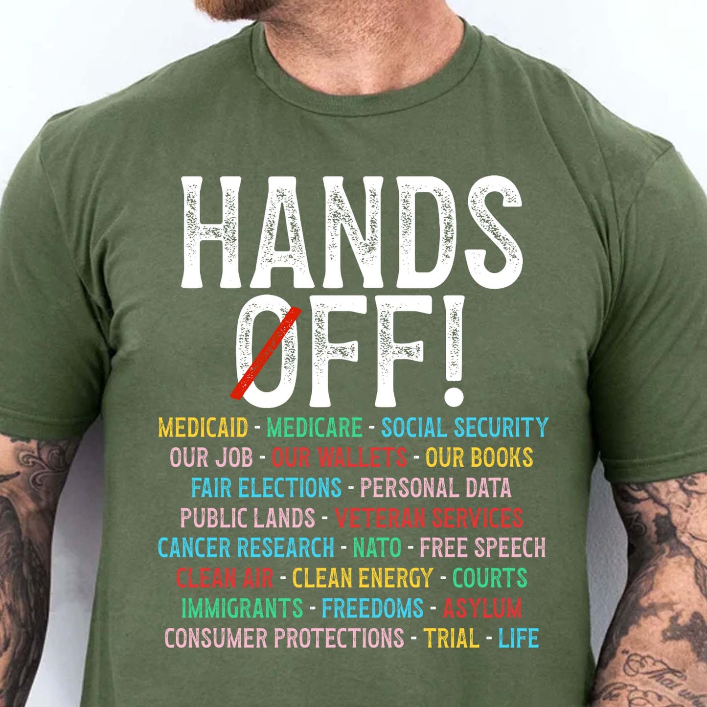 Hands Off Protest Shirt, Political Activism Tee, Politic Environmental Rights, 8647 Anti Trump Dark Shirt 682167