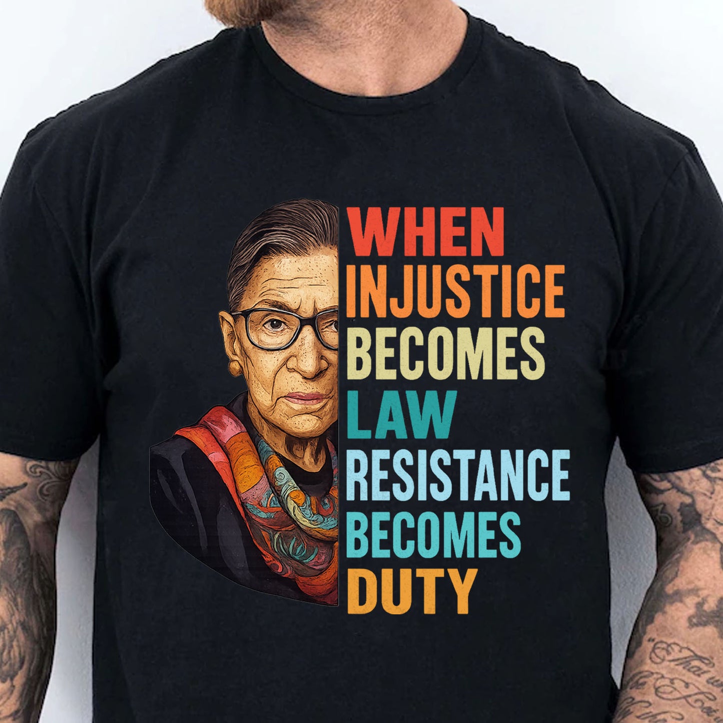 When Injustice Becomes Law Resistance Becomes Duty Shirt, 8647 Anti Trump Protest Tee, Political Protest Dark Shirt 682173