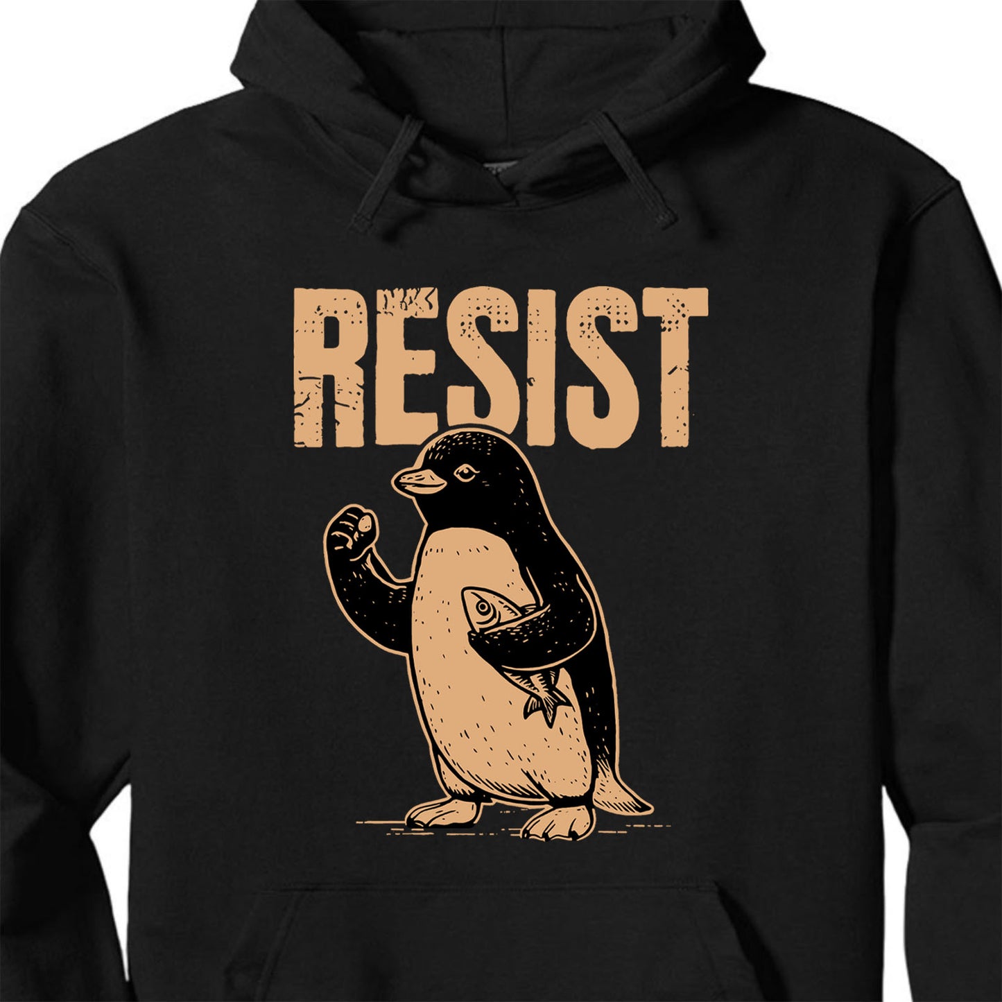 Resist Penguin Activism Shirt, 8647 Anti Trump Protest Tee, Political Protest Dark Shirt 682187