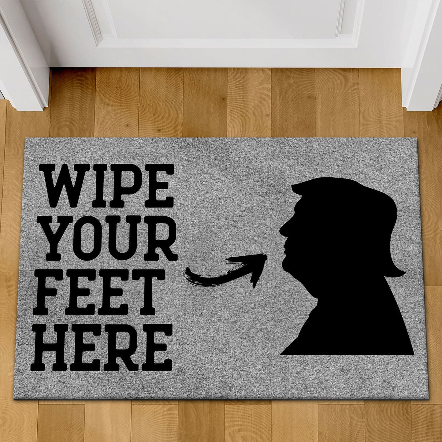 Wipe Your Feet Here Doormat, 8647 Anti Trump Welcome Mat, Political Protest Doormat 682214