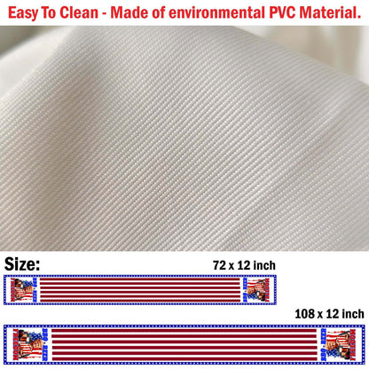 Beer BBQ Freedom Patriotic Table Runner, Trump 4th of July Table Runner for Kitchen 682331 - GOP