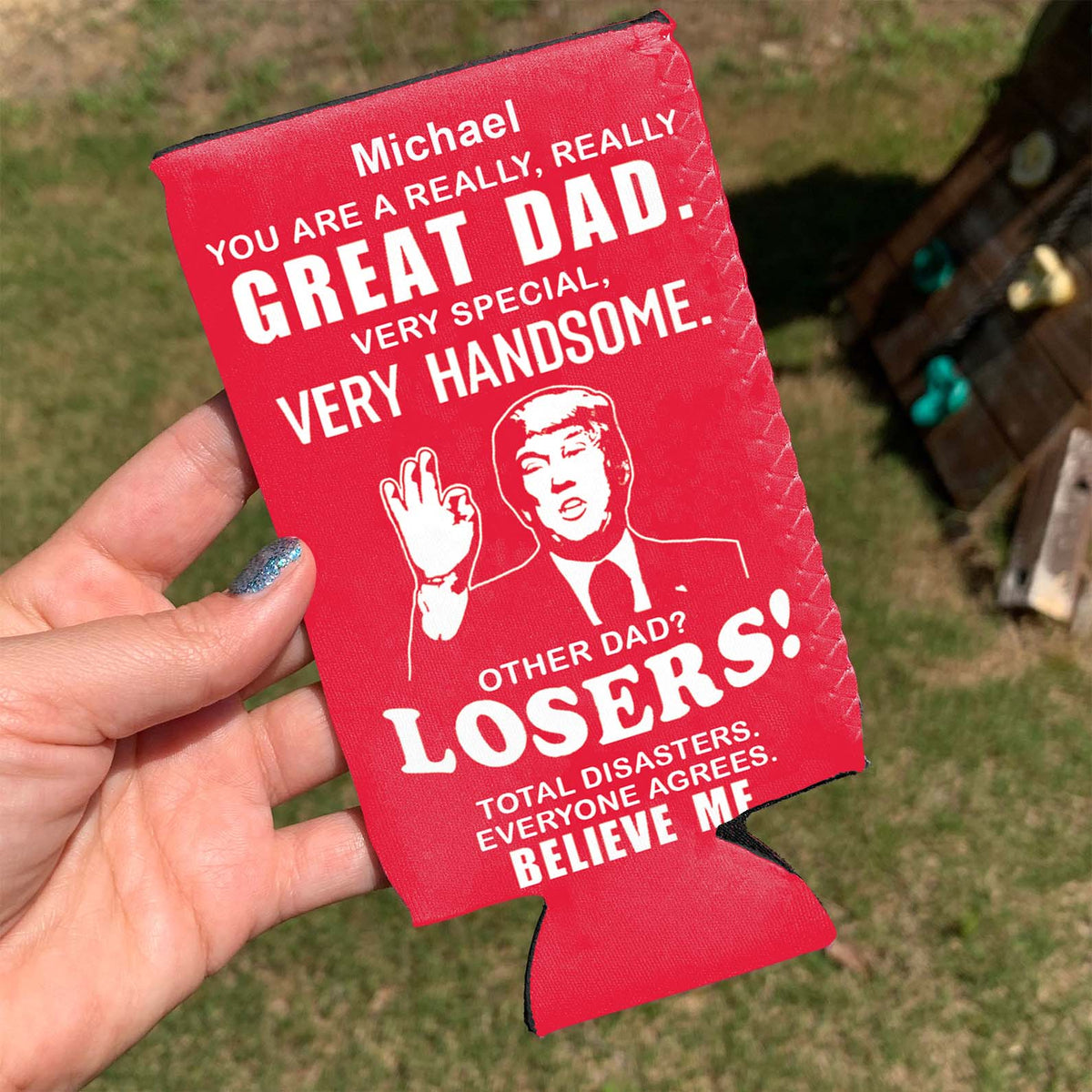 You're A Really Great Dad Can Cooler | Personalized Father’s Day Gift from Kids | | Papa Grandpa Stepdad Gift Idea 682414 - GOP