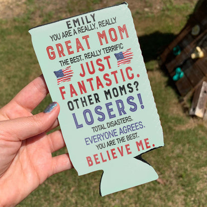 Personalized You're A Really Great Mom Can Cooler | Funny Trump Mother’s Day Gift from Son Daughter | MAGA Mom Gift Idea 682421 - GOP