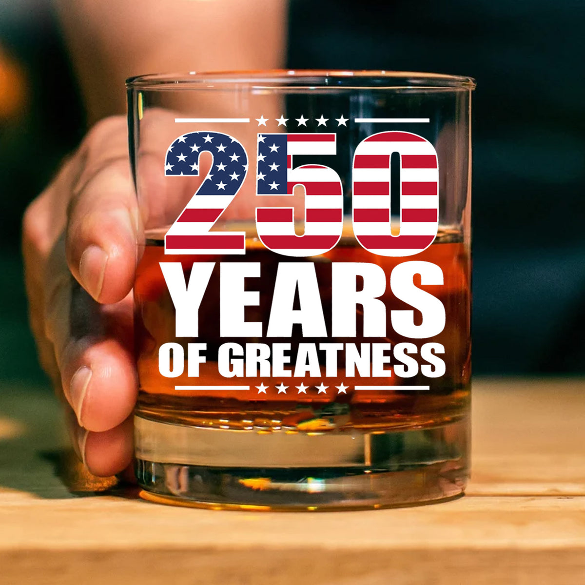 250 Years Of Greatness Glass| America 250 Anniversary | Happy 250th Birthday USA | Patriotic 4th Of July Whiskey Glass Beer Glass 682670