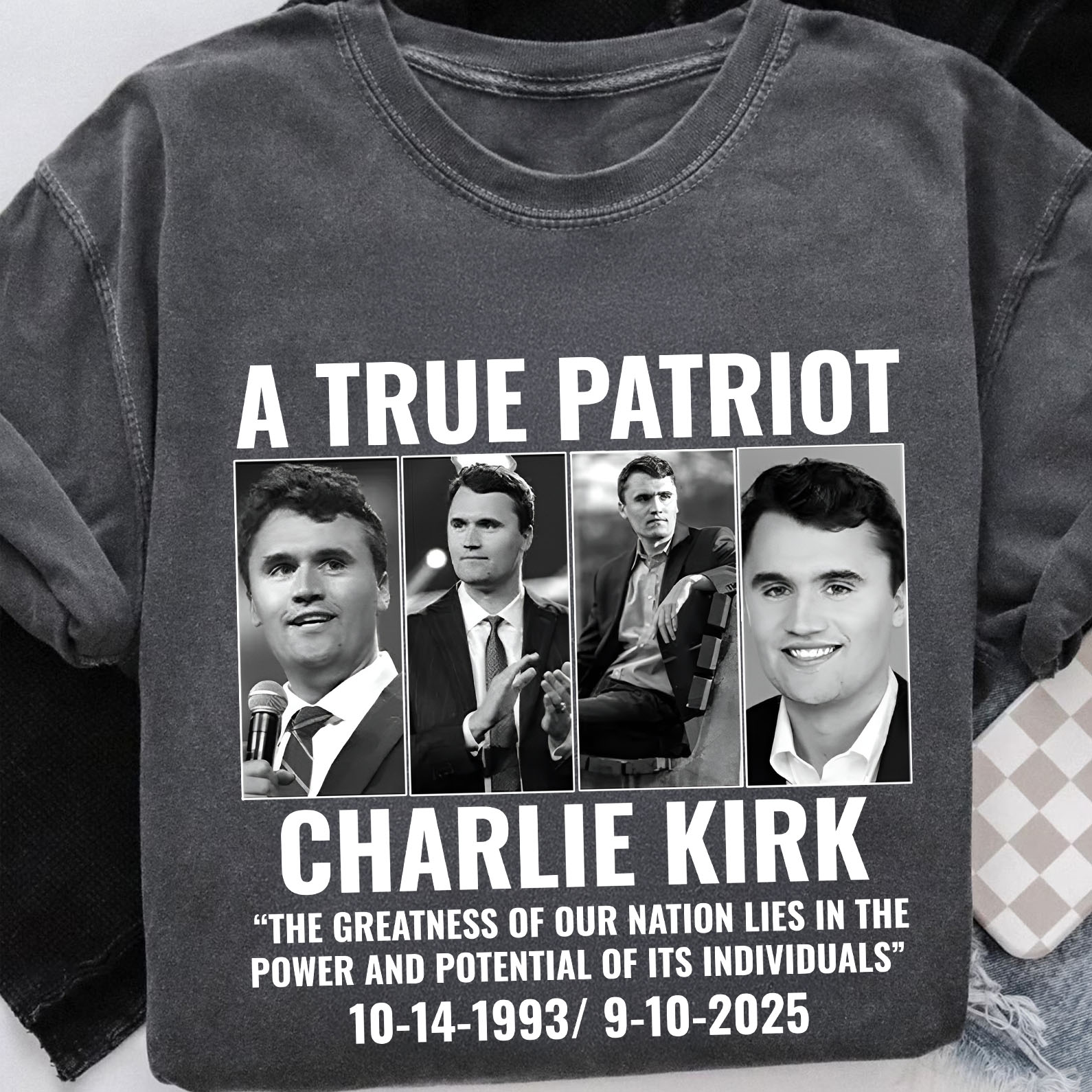 True Patriot Charlie Kirk Comfort Colors Shirt, Republican Shirt, Patriotic American Comfort Colors Shirt, RIP Charlie Kirk, Political Shirt 682823