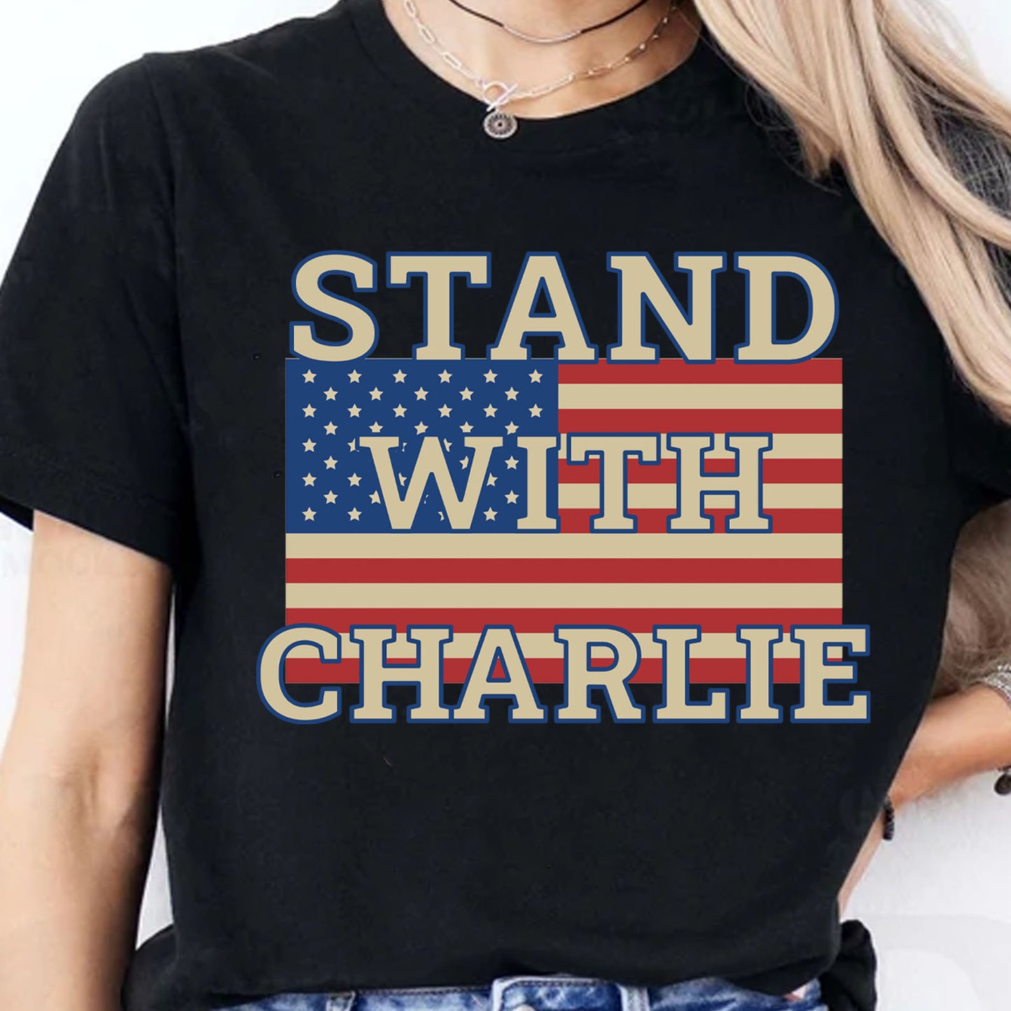 Stand With Charlie Kirk Memorial Shirt, Free Speech Support Tee, Vintage College Style Political Shirt, America Freedom 682826