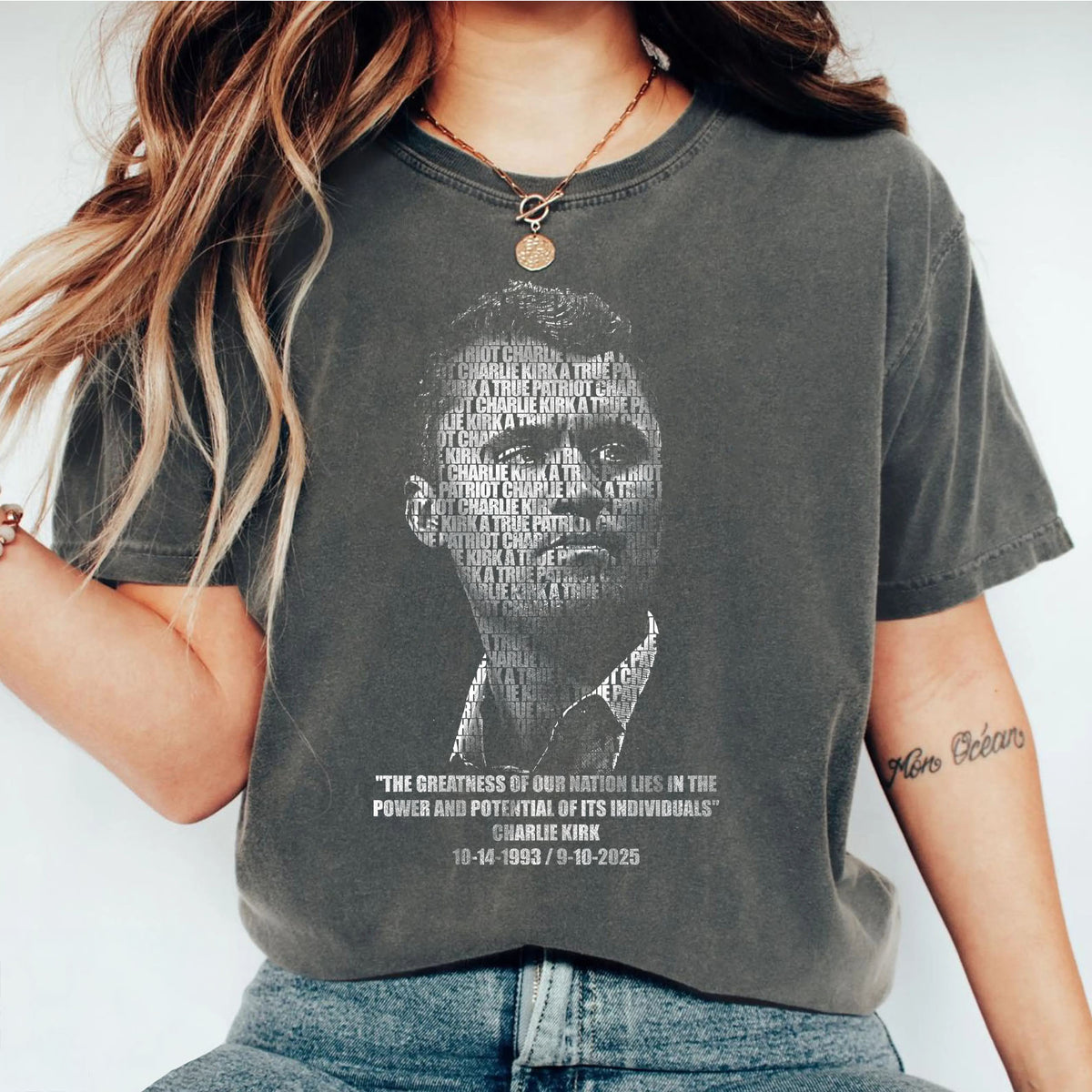 Charlie Kirk Memorial Comfort Colors Shirt | RIP Charlie Kirk Comfort Colors Shirt | A True Patriot Charlie Kirk Tee | America Freedom 682830