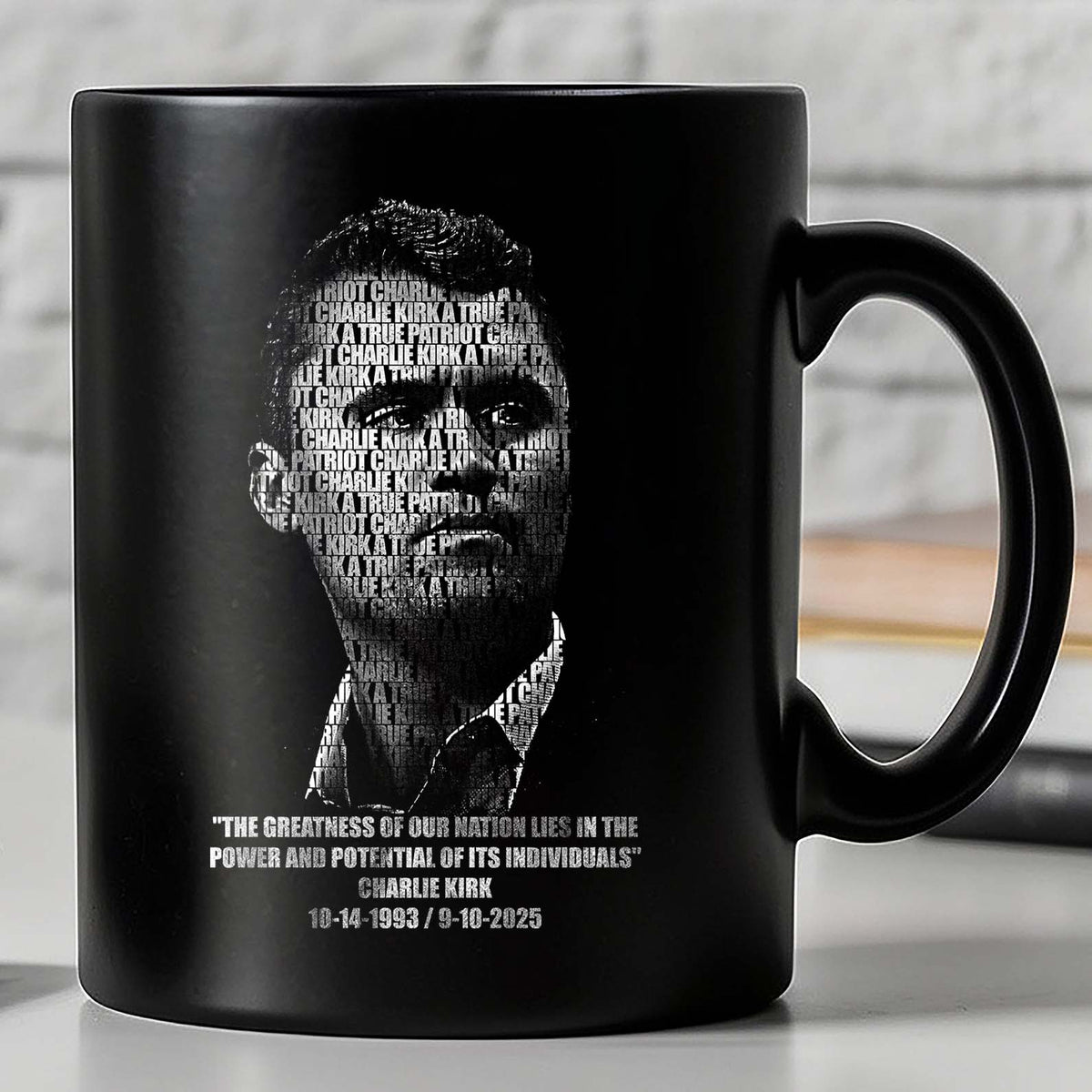 Charlie Kirk Memorial Mug | RIP Charlie Kirk Mug | A True Patriot Charlie Kirk Mug | America Freedom 682830