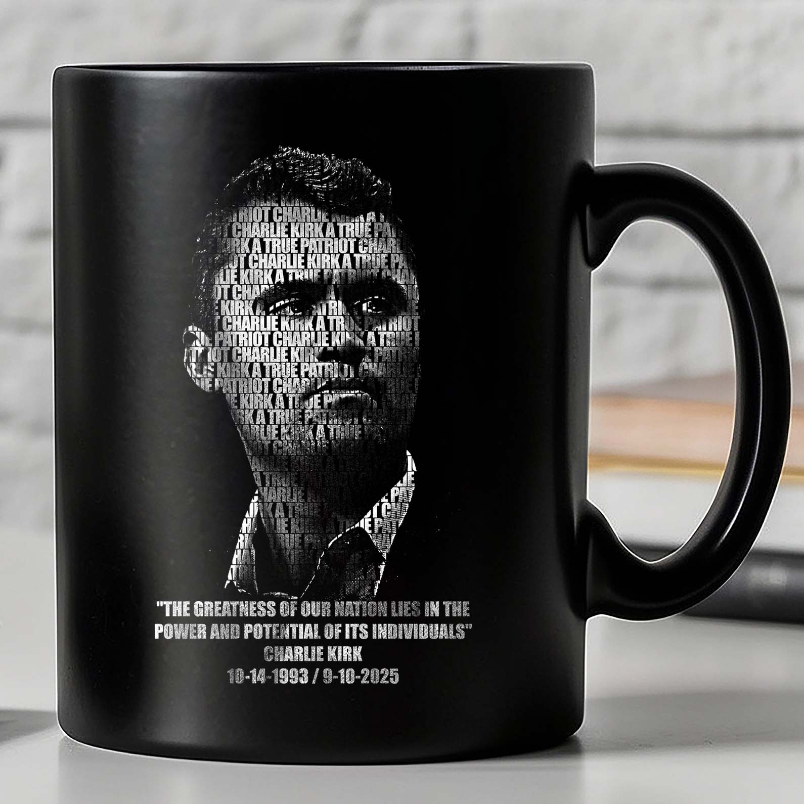 Charlie Kirk Memorial Mug | RIP Charlie Kirk Mug | A True Patriot Charlie Kirk Mug | America Freedom 682830