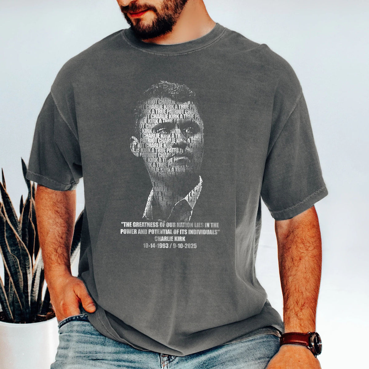 Charlie Kirk Memorial Comfort Colors Shirt | RIP Charlie Kirk Comfort Colors Shirt | A True Patriot Charlie Kirk Tee | America Freedom 682830