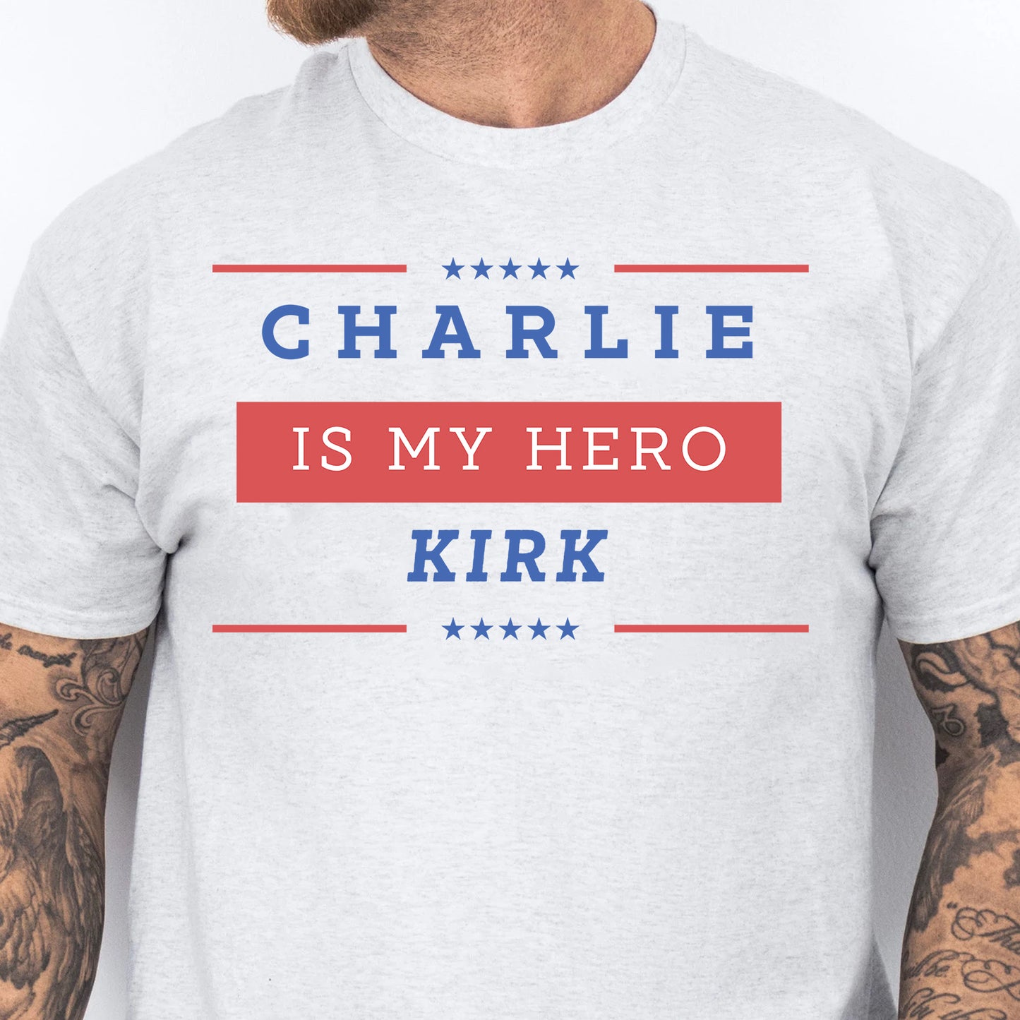 Charlie Kirk Is My Hero Shirt | Memorial Tribute T-Shirt | A True Patriot Charlie Kirk Tee | Conservative Free Speech Apparel | America Freedom 682840