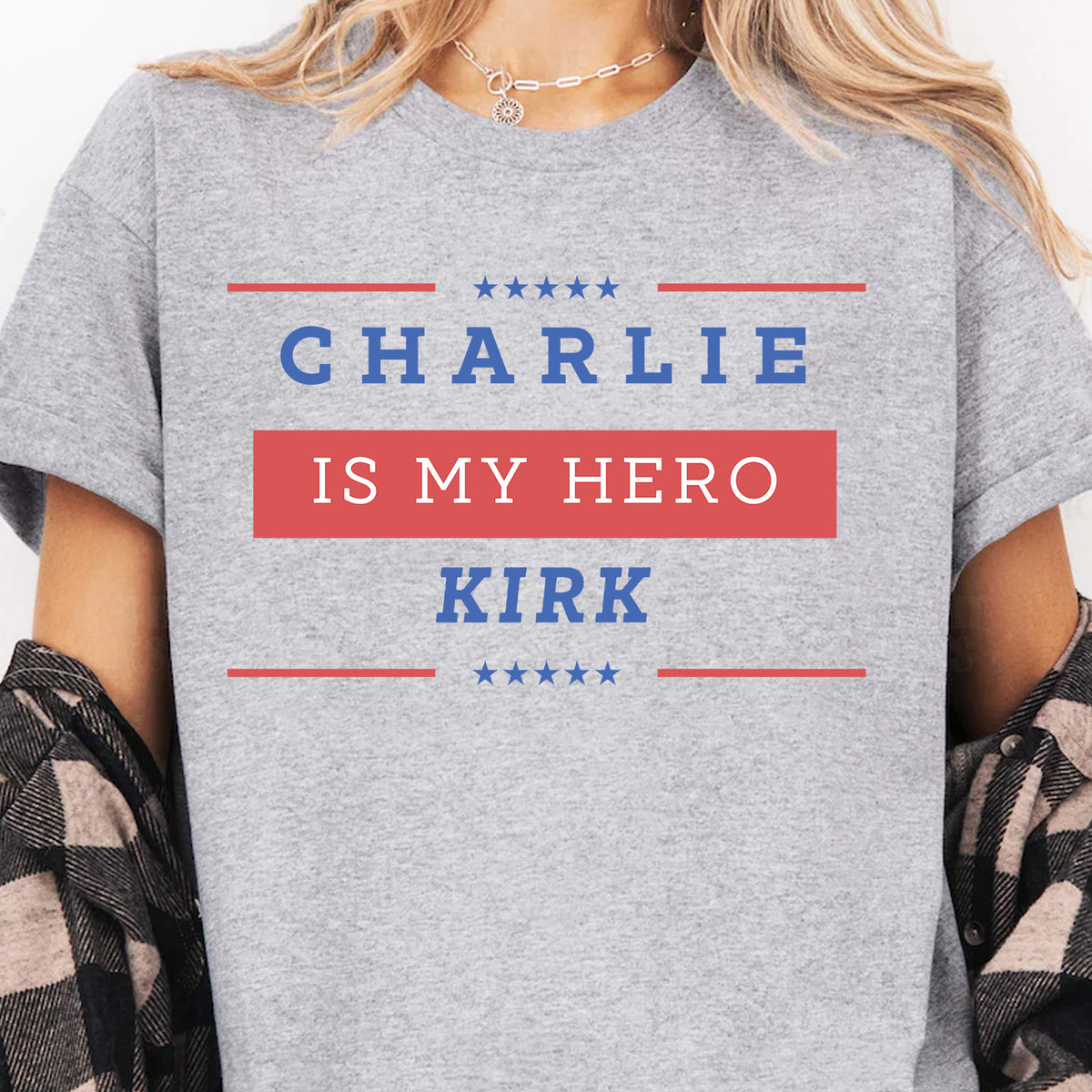Charlie Kirk Is My Hero Shirt | Memorial Tribute T-Shirt | A True Patriot Charlie Kirk Tee | Conservative Free Speech Apparel | America Freedom 682840