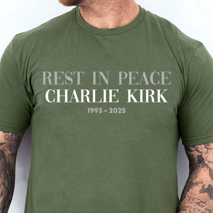 RIP Charlie Kirk Shirt, Stand With Charlie Kirk, RIP Charlie Kirk, Trump Tshirt, Political Tshirt 682846
