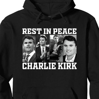Rest In Peace Charlie Kirk Shirt, Justice for Charlie Kirk Shirt, Charlie Kirk Assassination Shirt, Pray for Charlie Kirk Shirt 682852