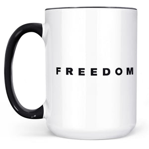 Charlie Kirk FREEDOM Mug, Charlie Kirk mug, Justice For Charlie Mug, Freedom Ceramic Mug 682872