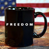 Charlie Kirk FREEDOM Mug, Charlie Kirk Black Mug, Justice For Charlie Mug, Freedom Ceramic Mug 682859