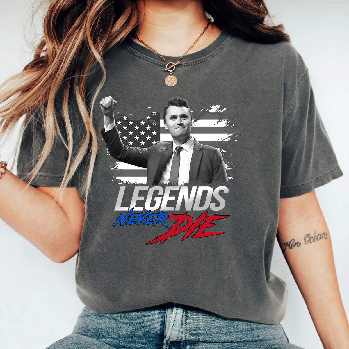 Charlie Kirk Legends Never Die, Charlie Kirk Memorial Comfort Colors Shirt, Pray For Charlie Kirk, Justice for Charlie Kirk 682897