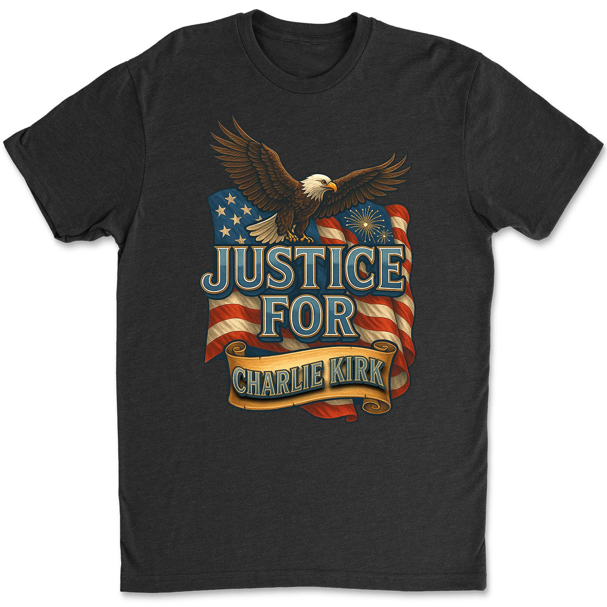 Justice For Charlie Kirk Shirt, Charlie Kirk T Shirt, Charlie Kirk Dark Shirt, Charlie Kirk Eagle Shirt, Charlie Kirk Quote Shirt 682913