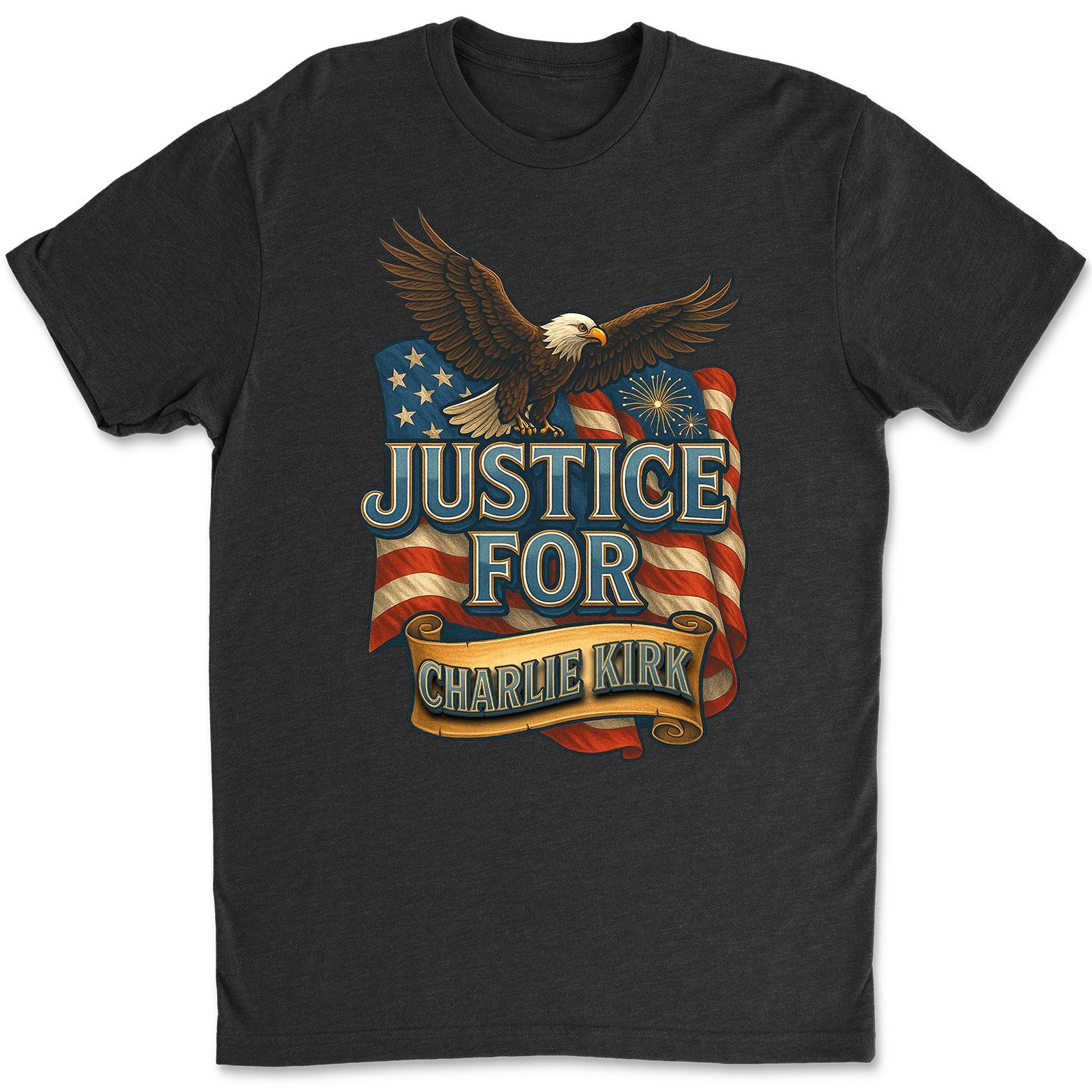 Justice For Charlie Kirk Shirt, Charlie Kirk T Shirt, Charlie Kirk Dark Shirt, Charlie Kirk Eagle Shirt, Charlie Kirk Quote Shirt 682913