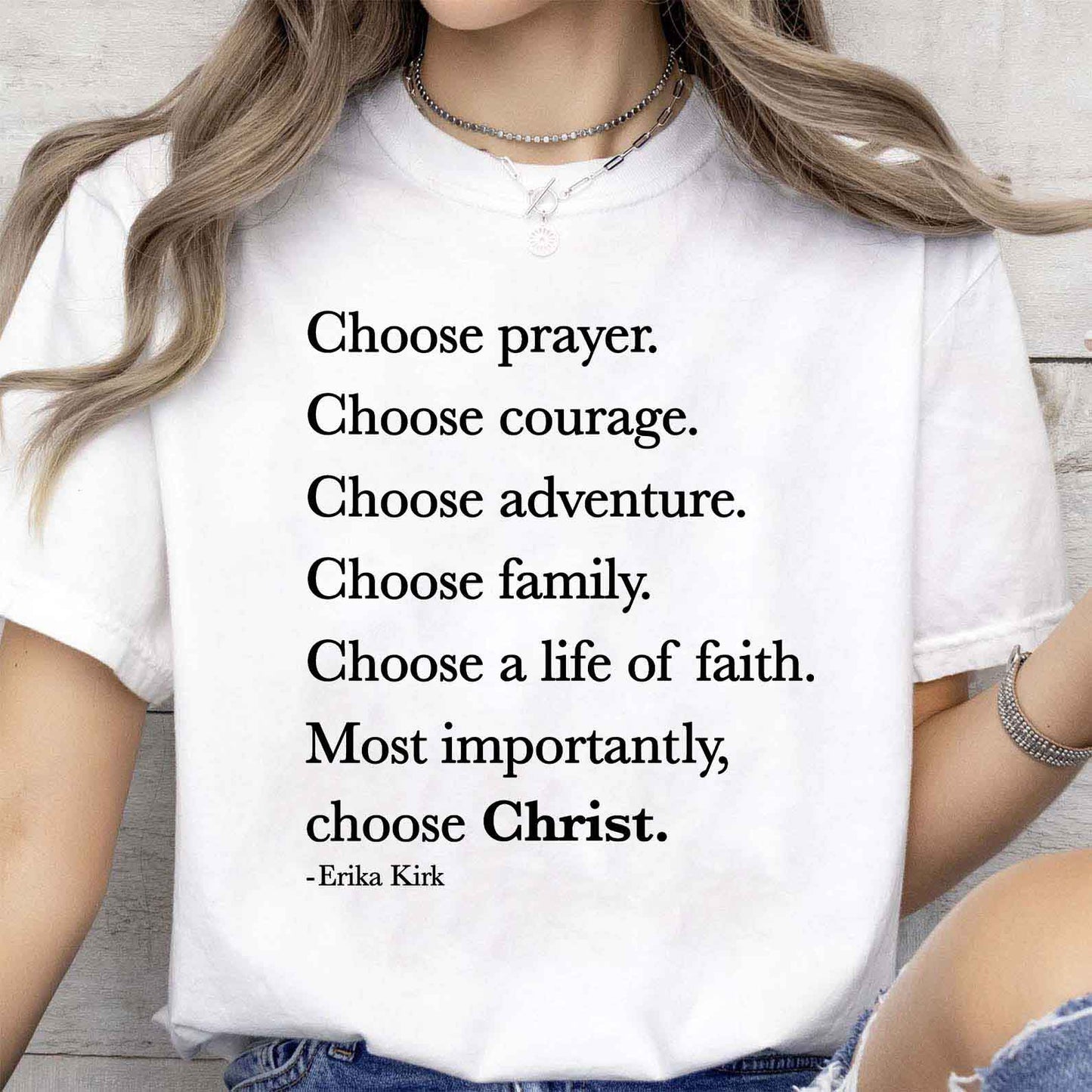 Erika Kirk Shirt | Charlie Kirk Memorial Shirt | Charlie Kirk Freedom Tee | Rest In Peace Charlie Kirk Bright Shirt 683088