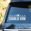 I Am Charlie Kirk Decal | Justice For Charlie Kirk Car Decal | Prayers Up for Charlie Kirk Sticker 683104