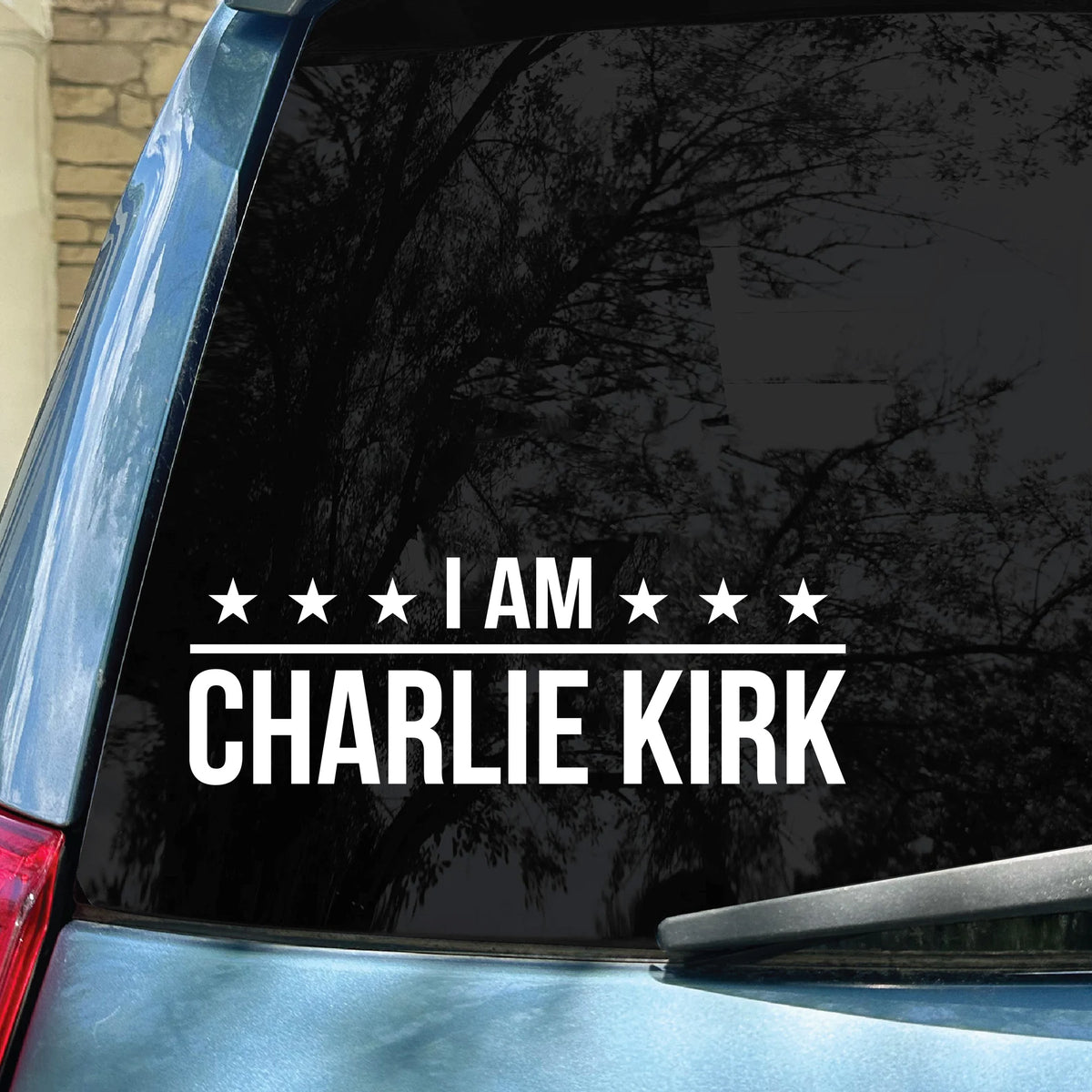 I Am Charlie Kirk Decal | Justice For Charlie Kirk Car Decal | Prayers Up for Charlie Kirk Sticker 683104