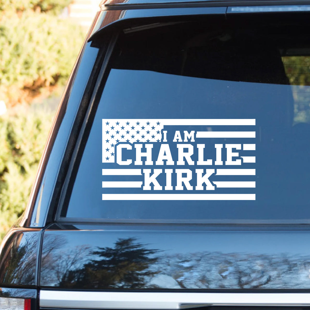 I Am Charlie Kirk Decal | Justice For Charlie Kirk Car Decal | Prayers Up for Charlie Sticker 683106