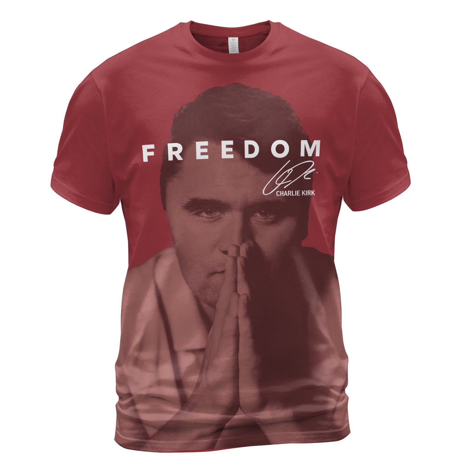 Freedom Charlie Kirk Unisex 3D T-Shirt | Charlie Kirk All-Over Printed T-Shirt | Justice For Charlie Kirk Shirt 683112