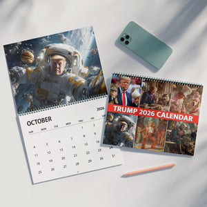 Funny Trump 2026 Wall Calendar | MAGA Calendar | Christmas Eve 2026 Gifts | Gift For Trump Supporters 683128 - GOP