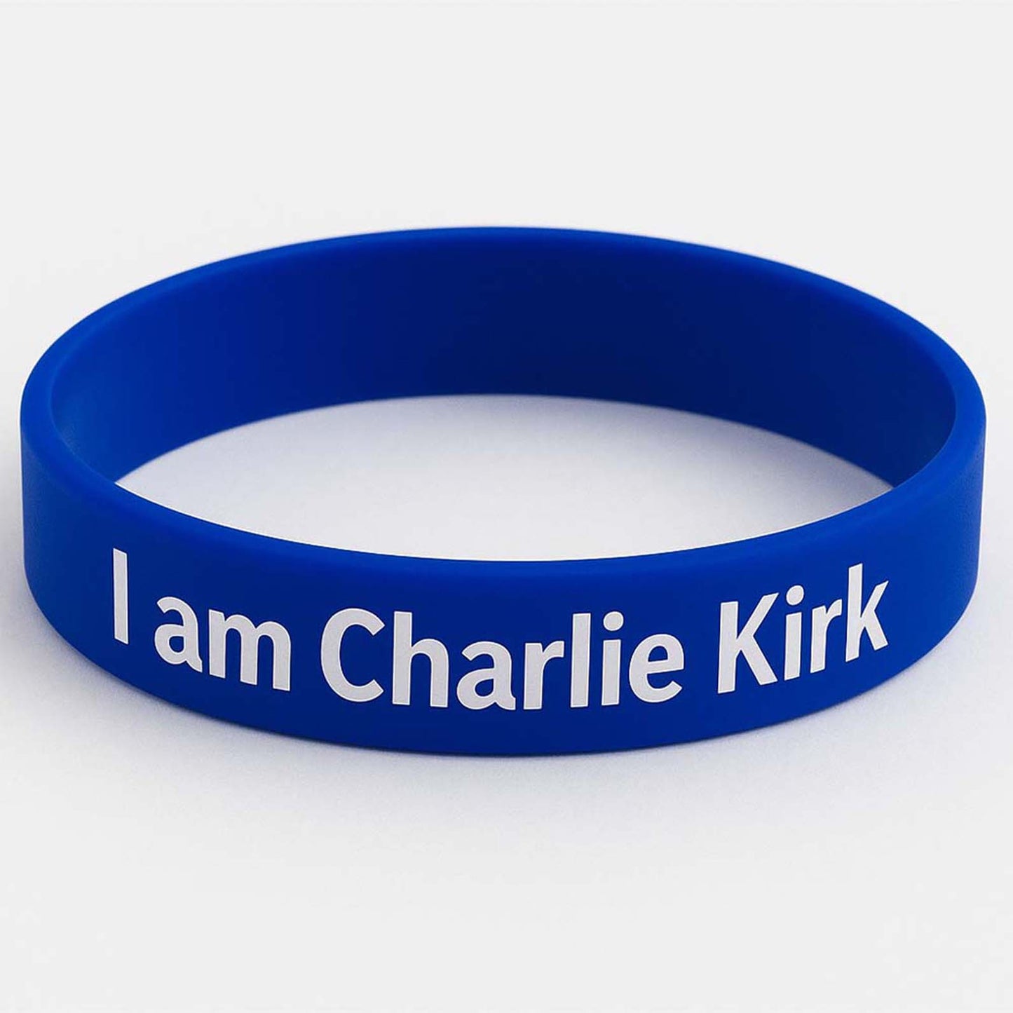 I Am Charlie Kirk Printed Silicone Bracelet | Justice Charlie Kirk Memorial Silicone Wristbands 683132