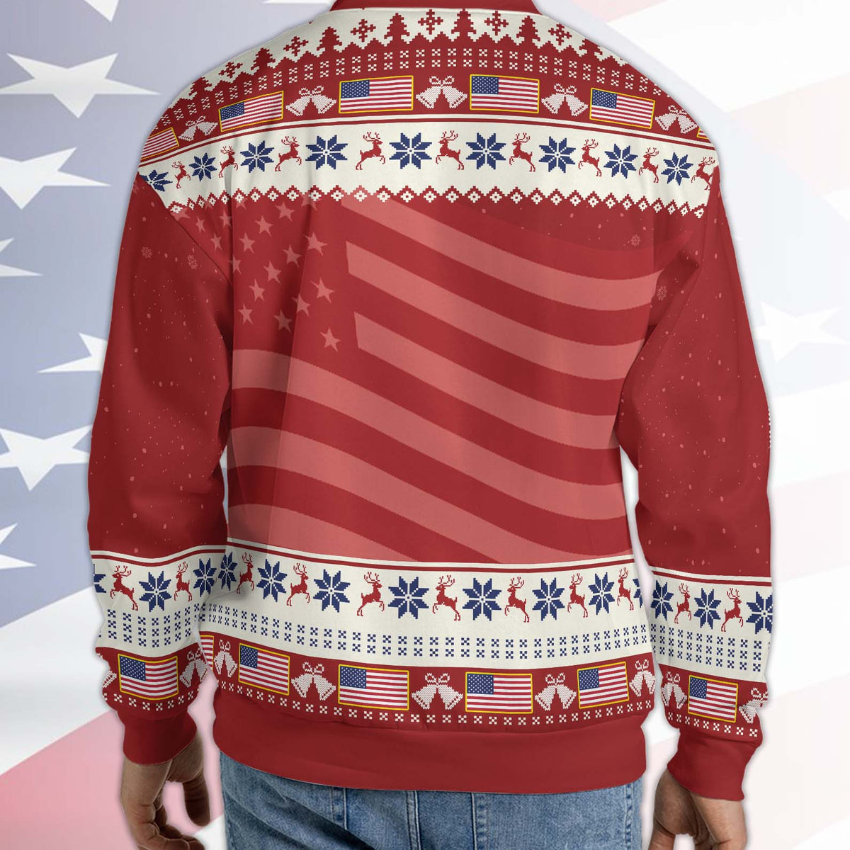 Freedom Charlie Kirk Ugly Sweater, Justice Charlie Kirk Christmas All-Over-Printed Sweatshirt 683154