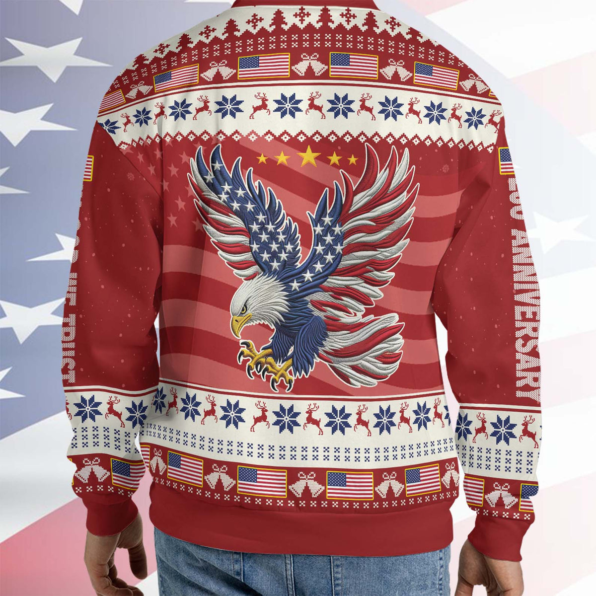 250 Years Of Freedom 1776-2026 Ugly Sweater, In God We Trust All-Over-Printed Sweatshirt 683236