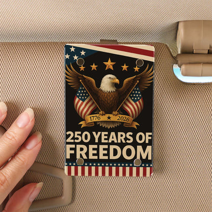 250 Years of Freedom Car Visor Clip | 250th America Anniversary | Car Photo Frame 683268